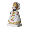 Beautiful Shree Shyam Darbar Marble Idol of Khatu Shyam (Small, Darbar White Face)