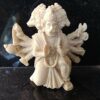 Marble Panchmukhi Hanuman Ji Fengsui Idol for Car Dashboard Showpiece Statue(White)(3-Inch)