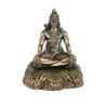 Handmade Shiva Murti Statue Idols Sculpture for Car Dashboard Pooja Temple Room Home Decoration & Festival Occasions Gifts (5 Inches Height),, Resin