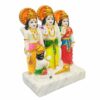 Ram Darbar Murti - Lord Ram Sita Laxman and Hanuman Statue for Home & Office