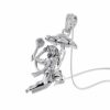 Sterling Silver (92.5% purity) Hanuman Pendant for Men & Women Pure Silver Bajrang Bali Locket for Good Health & Wealth