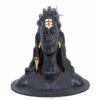 Polyresin Adiyogi Shiva Idol, 16.5 x 7 x 12 cm, Black, 1 Piece