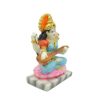 Resin Goddess Saraswati Murti Idol Decorative Showpiece For Home Decor, Multi Colour, Pack of 1
