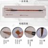 Vintage Chinese Handmade Calligraphy Sumi Brush with Wooden Handle
