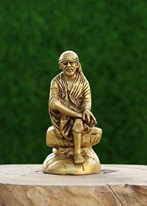 Brass Sai Baba Murti Statue Showpiece for Pooja Gift Living Room Decoration Home D?cor