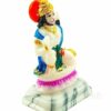 Polyresin & Marble Dust Lord Hanuman Idol, Hanuman ji ki Murti in Blessing Posture with GEfinito, Bajrangwali ki Murti Figurine, 3.75 Inches, Multicolor, 1 Piece