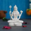 Shiv Shiva Murti Statue Idols Sculpture for Car Dashboard Pooja Temple Room Home Decoration & Festival Occasions Gifts (3 Inches Height, Resin)