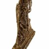 Brass Kali MATA Idol L- 4.5 cms, B- 1 cms, H- 6 cms Antique Gold 1pc