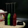 Electric Handheld Milk Wand Mixer Frother for Latte Coffee Hot Milk, Milk Frother for Coffee, Egg Beater, Hand Blender, Coffee Beaterr (Coffee beaterr) (Black)