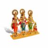 3D Ram Darbar Idol Multi Color Metal Statue for Home Mandir Office Table Decor Car Dashboard Showpiece
