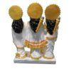 Home Dcor Marble Ram Darbar with Sita Laxman Hanuman Statue Murti Idol for Pooja Room -11" Height | Ram Rama Mandir for Home Dcor