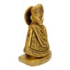 Brass Khatu Shyam Ji Idol Statue Puja Figurine for Home Decor - 3.25 Inches