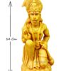 Hanuman Murti for Home Puja Stone Hanuman Idol for Car Dashboard Showpiece Idols for Home Decoration Temple & Gift Purpose D?cor (Hanuman murti for Home puja Stone)