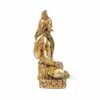 Resin Lord Shiva Idol Decorative Showpiece Statue for Home Office Decor Bholenath Mahakal Idols for Pooja (8 Inches, Metal Finish), Metallic