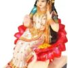 MATA Saraswati Idol for Decoration and Pooja, Resin Saraswati Murti ( Dimensions: 35.5 cm x 18.1 cm x 17.5 cm, Weight - 940 GM )