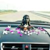 MISTRONICS Idols For Car Dashboard/Small Decorative Showpiece For Car Dashboard Idol (Adiyogi, Conical)