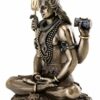 Shiva in Padmasana Lotus Pose Hindu Statue Figure Figurine Buddha