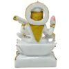 Marble Dust Goddess Saraswati Idol, 6.5 Inches, 1 Piece