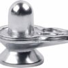 Silver Steel Shivling Idol