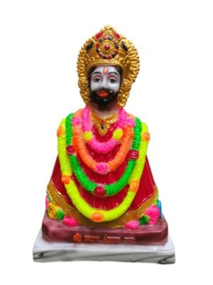 The MLS Lord Khatu Shyam Baba Krishna Statue Idol Pooja Room Home Temple khatu Shyam ji Murti 11 Inch Tall