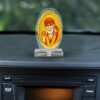 Oval Shape Acrylic Religious Idol Showpiece Figurine for Office and Home Decor