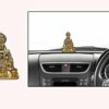 Lord Hanuman Idol Bajrang Bali Ashirwad Idol (B-50) Antique Gold Metal Statue for Home D?cor Car Dashboard Mandir Pooja Murti Temple Puja Office Table Showpiece