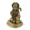 Lord Hanuman Statue Religious Strength God Sculpture Figurine - Bajrangbali Murti for Puja Ghar (Size 7cm x 5cm)