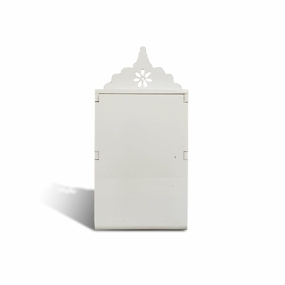 Plastic Jai Shree Khatu Shyam Baba/Barbarik/Haarey Ka Sahara Photo/Picture in Temple Idol for Gifting,Home and Office Table,Car Dashboard Decor Showpiece Small Size 14 X 6.5 Cm Pack of 1 - Image 3