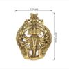 Panchmukhi Hanuman Brass Wall Hanging Idol for Home Decor, Standard, Pack of 1