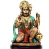 Fabric Hanuman Idol, 9x10x20 cm, Multicolour