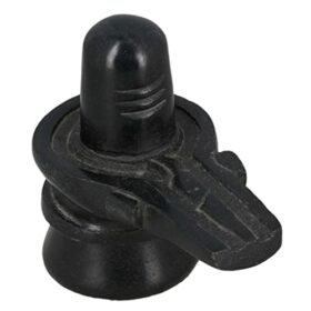 Black Marble Shiva Lingam Shiv Ling Mahadev Idol Murti Statue Moorti