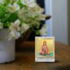 Hanuman Ji God Idol Photo Frame for Car Dashboard, Table D?cor|ACF 3A Acrylic Frame and 24K Gold Plated Foil|Idol for Pooja, Gifts Items (5.8X4.8 CM)