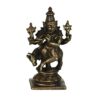 Copper Handmade Small Lord Cow Krishna 2 inches Idol Statue Showpiece for Home Temple Decor II Office Desk II Nice Gift Ideal for Good Luck Wishes II