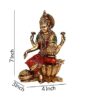 Lakshmi Devi Idol Statue for Home Puja Goddess Laxmi Idols Showpiece for Temple Pooja Room Diwali Decoration Gifts for Family Friends Corporate Client Mother Father