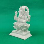 Ganesha Idol Marble Statue for Home Pooja Room Temple Diwali Decoration