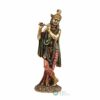 Lord Krishna Idol Decorative Showpiece Statue, Metallic Resin