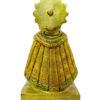 Shyam Baba Brass Hand Painted Decorative Big Size Heavy Weight Idol L8.5xB6.5xH15cm