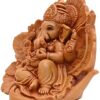 Ganesh Ganpati Bappa (Shoeflower) Idol for Car Dashboard | Living Room | Drawing Room | House Warming | Puja Ghar | Decoration & Gifting ( 8 x 14 x 11 cm ) D0042K