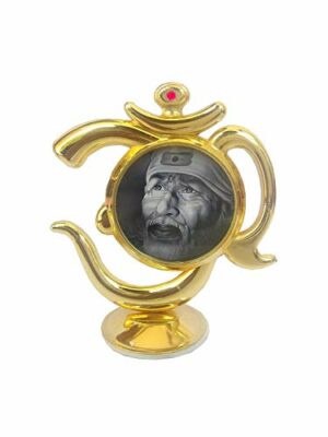 Metal Sai Baba (3.5 Inches, Black)