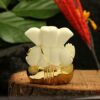 Ganesh Idol Murti for Car Dashboard Gift Gold Plated Ceramic Lord Ganesha Idols Showpiece for Home Pooja Room Mandir Puja Decor