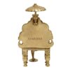 Brass Statue Idol Shirdi Sai Baba with Chair and Chatra - Religious Home Decor and Office Decorative Item