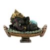 Resin Ganesh Statue Murti For Festival Office Home D?cor Living Room Decoration Items For Home Living Room Pooja Room Table Gift (16 Cm X 11 Cm), Multi Colour