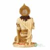 6.5" Hanuman Statue Sitting Fine Gold Painting Idol Decorative Showpiece Handcrafted Hanuman Ji Murti for Home Office and Gifting Purpose Sculpture