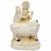 Resin Lord Radha Krishna Statue, 5 inches, Yellowish, 1 Piece