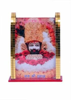 Khatu Shyam Baba ji Murti/Idol for Car Dashboard Decorative Showpiece Decorative Showpiece - 9 cm (Plastic, Multicolor)