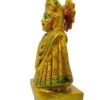 Shyam Baba Brass Hand Painted Decorative Big Size Heavy Weight Idol L8.5xB6.5xH15cm