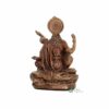 Resin 3" Saraswati Copper Finish Hindu God Statue Maa Saraswati Idol Figurine Decoration and Pooja Gifting Purpose Sculpture Office House Warming Statue Murti