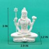 Shiv Shiva Murti Statue Idols Sculpture for Car Dashboard Pooja Temple Room Home Decoration & Festival Occasions Gifts (3 Inches Height, Resin) (SHRS114)