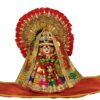 Ganesh Laxmiji murti with Shringar and Asni mats | Mitti Ganesh Laxmi Ji Clay Idol for Diwali | Ganesh laxmi for Diwali Puja/Diwali puja Essentials