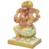 Ganesha Statue Handmade Polymarble Statue Lord Ganapathi Home Decor Decorative Showpiece 929M2 Gold Color Height 18cm X Length 12cm